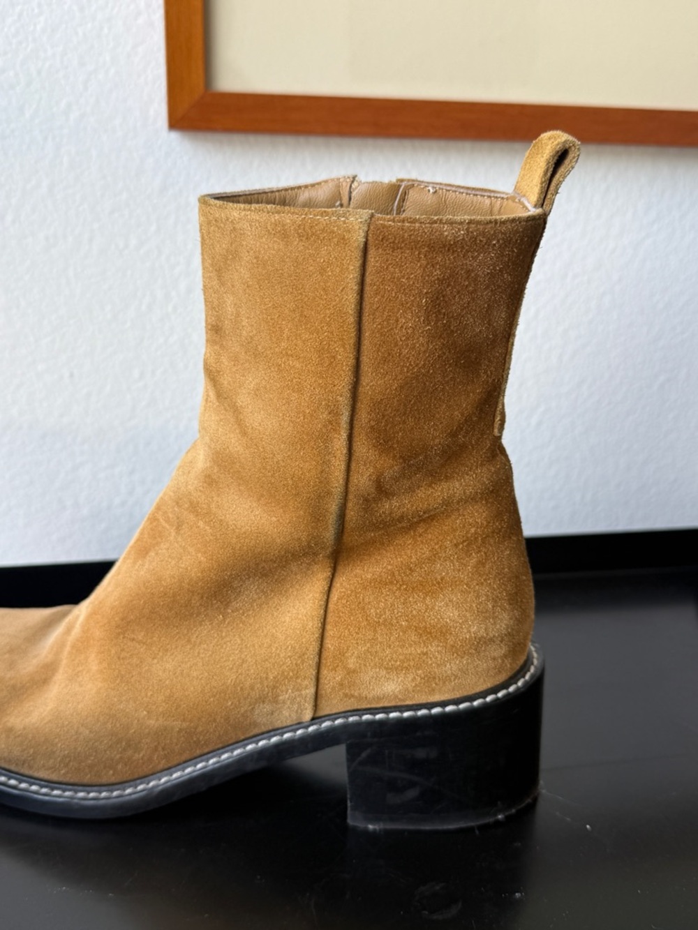 Everlane The City Boot in Toasted Almond Suede - Picture 8 of 16